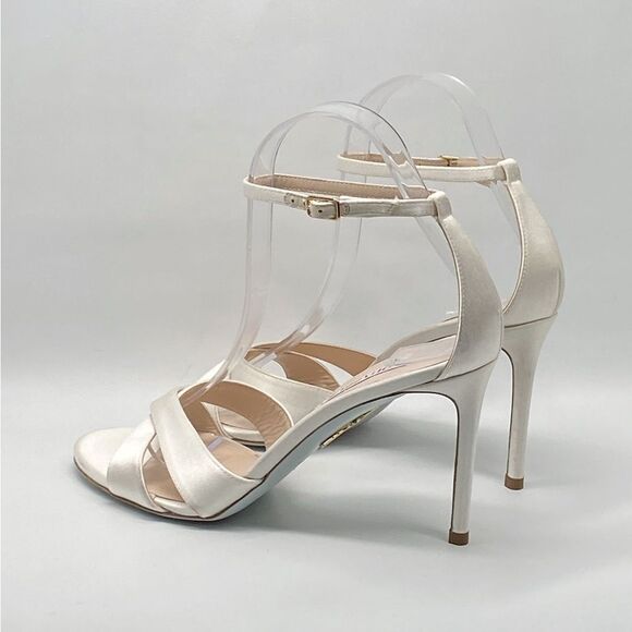 Aquazzura So Divine 85MM Satin Sandals size 37.5 - Picture 7 of 13